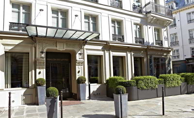 Hotel Le Pavillon Des Lettres Paris Exterior foto